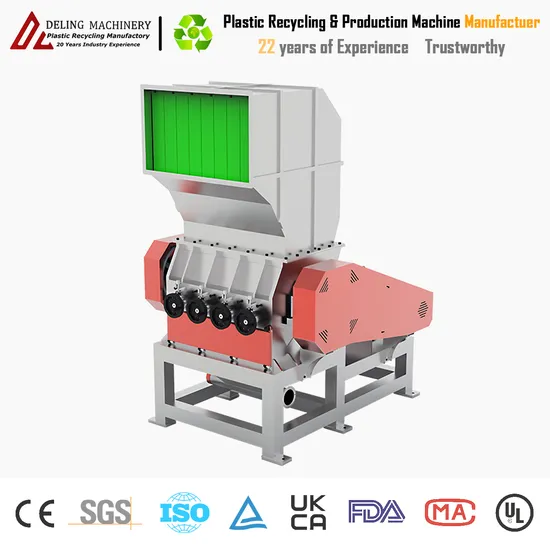 Granulator Raw Material HSS400 PP PVC Waste Plastic Crusher Plastic Recycle Crashing Machine for Auxiliary Injection Machine