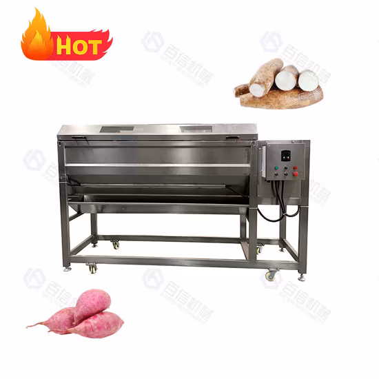 Precio de fábrica, equipo de lavado de cepillos para frutas y verduras, limpieza de yuca, lavadora de jengibre, peladora Industrial de patatas