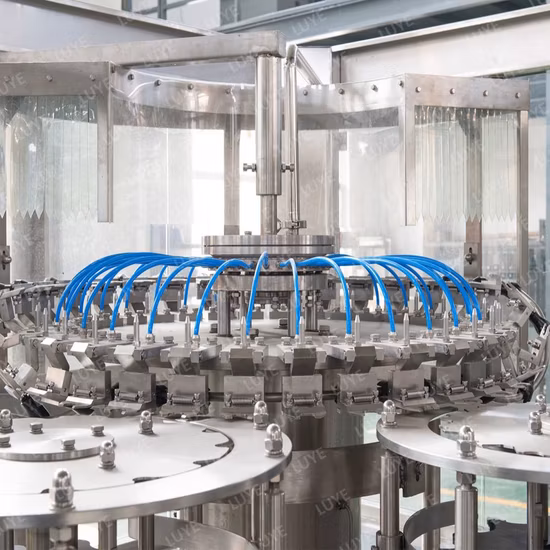 Máquina automática de envasado de etiquetado, llenado y soplado de botellas de PET de plástico para bebidas, agua potable pura