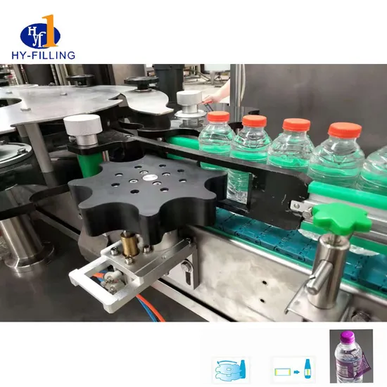 Etiquetadora automática de etiquetas adhesivas OPP/BOPP con pegamento para botellas redondas