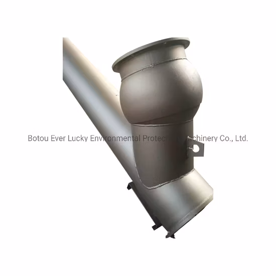 transportador de tornillo tubular del cemento 50tph de 273m m para manejar el polvo del cemento