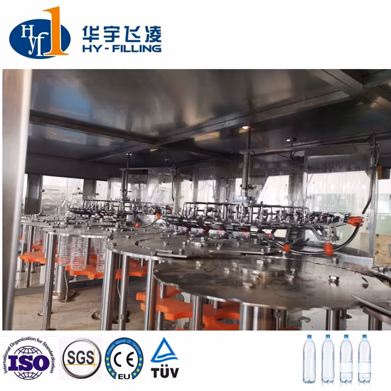 Proyecto completo llave en mano de la A a la Z Máquina llenadora combinada de soplado, llenado y tapado de bebidas y agua pura